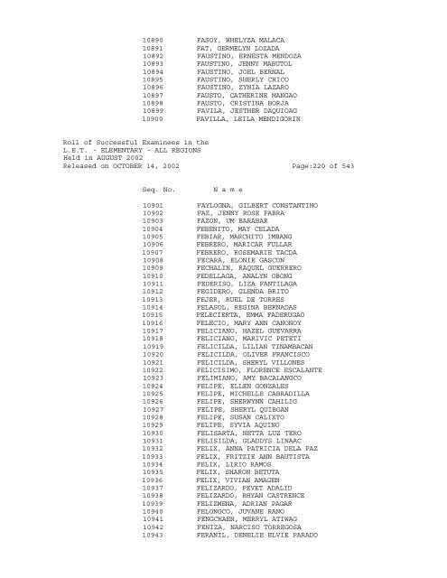 Republic of the Philippines PROFESSIONAL REGULATION ...