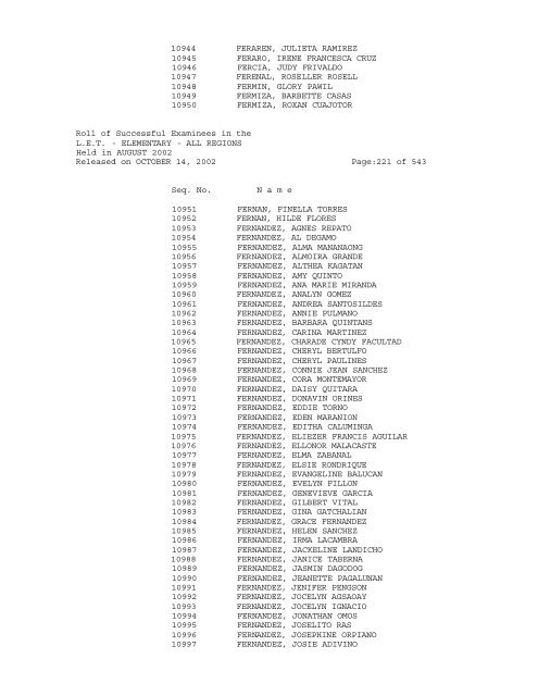 Republic of the Philippines PROFESSIONAL REGULATION ...