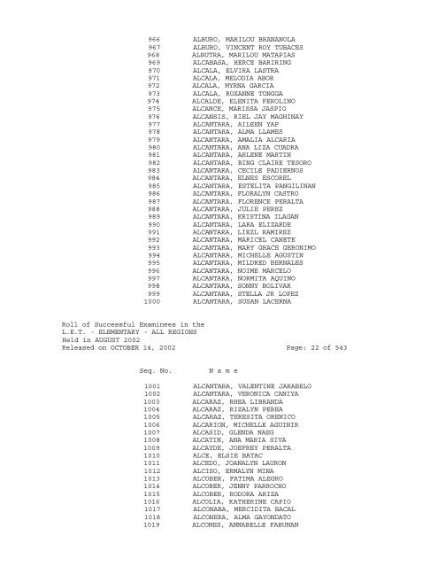 Republic of the Philippines PROFESSIONAL REGULATION ...