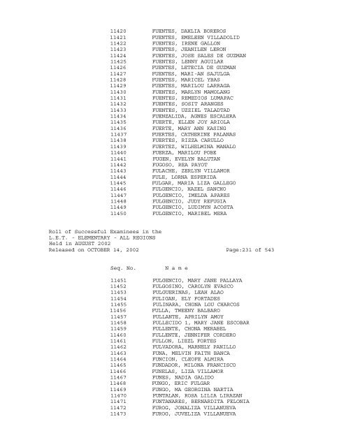 Republic of the Philippines PROFESSIONAL REGULATION ...