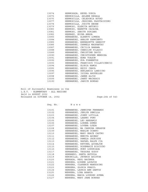 Republic of the Philippines PROFESSIONAL REGULATION ...