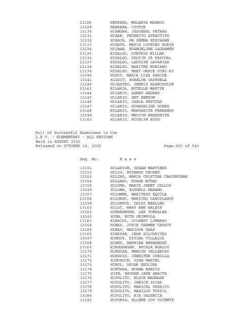 Republic of the Philippines PROFESSIONAL REGULATION ...