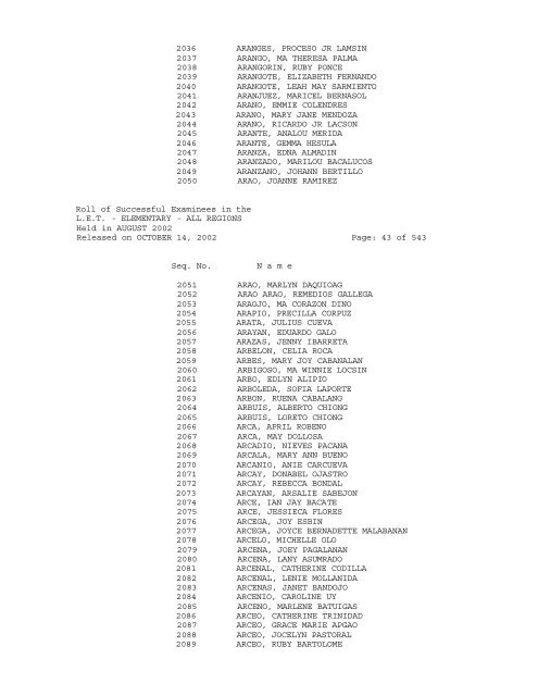 Republic of the Philippines PROFESSIONAL REGULATION ...