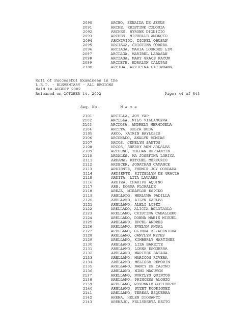 Republic of the Philippines PROFESSIONAL REGULATION ...