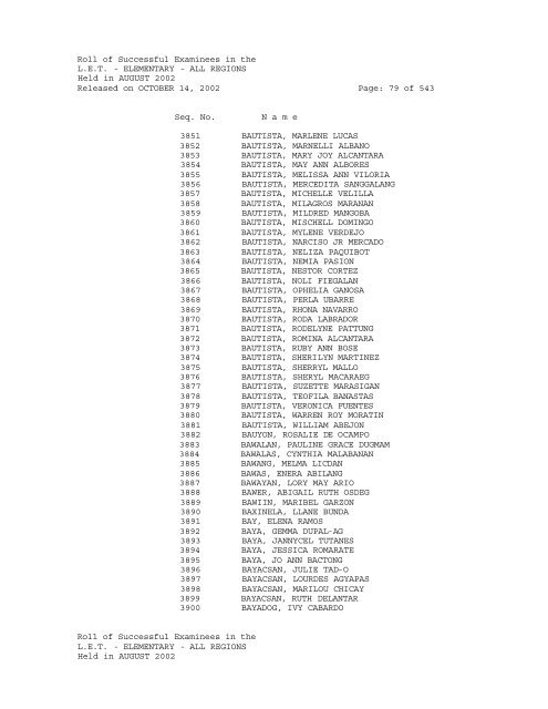 Republic of the Philippines PROFESSIONAL REGULATION ...