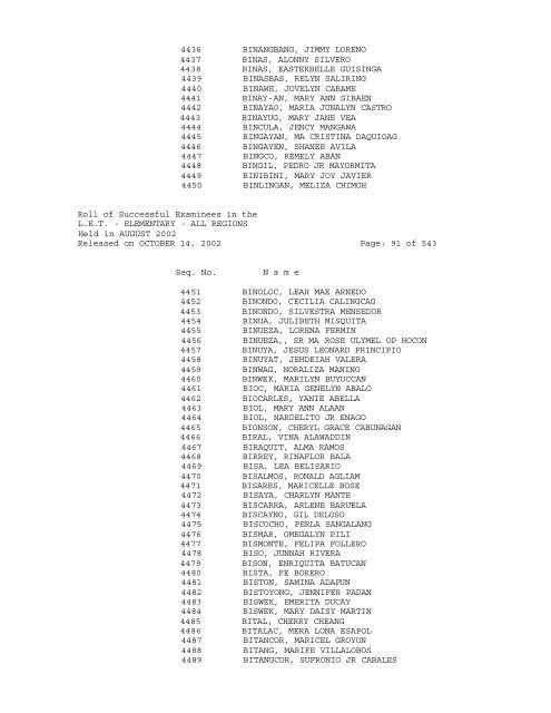 Republic of the Philippines PROFESSIONAL REGULATION ...