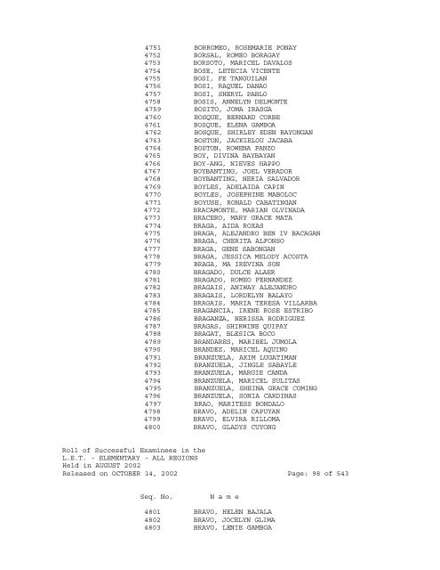 Republic of the Philippines PROFESSIONAL REGULATION ...