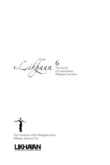 Likhaan 6 - Likhaan: The UP Institute of Creative Writing