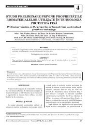 Violeta Hancu, Raluca Monica Comaneanu, Elena ... - Stomatologie