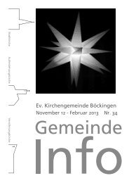 Gemeindeinfo Nr. 034 (2,5 MB) - Evangelische Kirchengemeinde ...