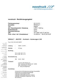 RENAULT Master L3 H2novotruck Frischdienst - novotruck® GmbH