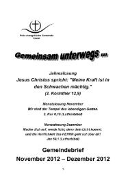 18 So 10:00 Uhr Gottesdienst - FeG-Zeven