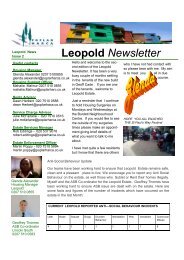 Leopold Newsletter - Poplar HARCA