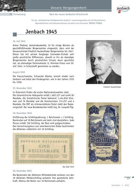 Amtsblatt Amtsblatt - Jenbach