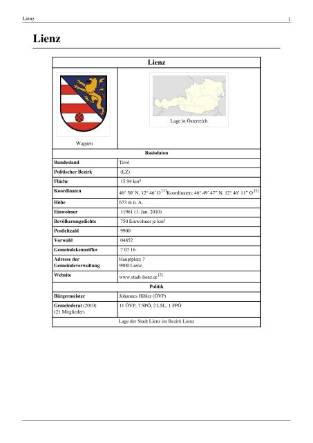 Lienz 1 - GFJ-Hosting.de