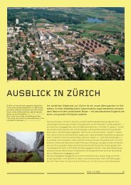 AUSBLICK IN ZÜRICH - Gadient Landschaftsarchitekten