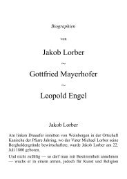 Jakob Lorber ~ Gottfried Mayerhofer ~ Leopold Engel - Offenbarung