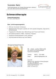 Schmerztherapie - Leopoldina Krankenhaus der Stadt Schweinfurt ...