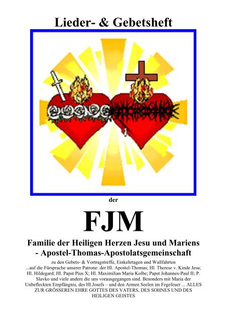 Lieder- & Gebetsheft - Apostel-Thomas-Apostolat