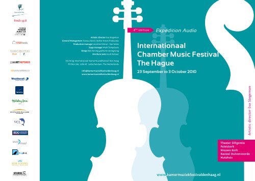 Internationaal Chamber Music Festival The Hague - BlogBird