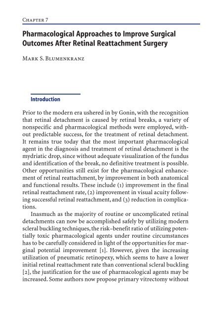 Primary Retinal Detachment