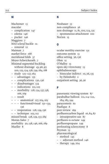 Primary Retinal Detachment