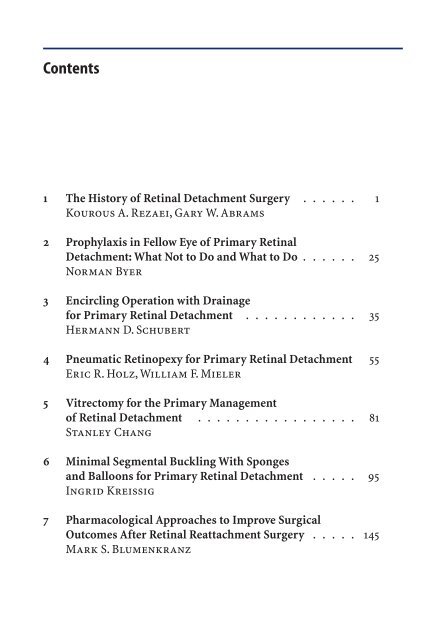 Primary Retinal Detachment
