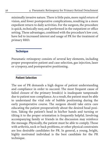 Primary Retinal Detachment