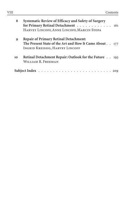 Primary Retinal Detachment