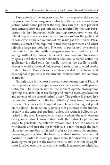 Primary Retinal Detachment