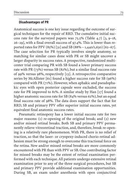 Primary Retinal Detachment