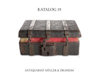 KATALOG 19 - Antiquariat Müller & Draheim