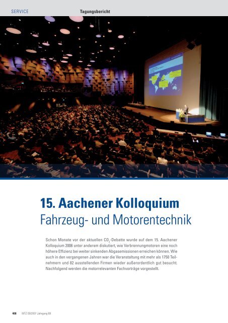 15. Aachener Kolloquium Fahrzeug- und Motorentechnik