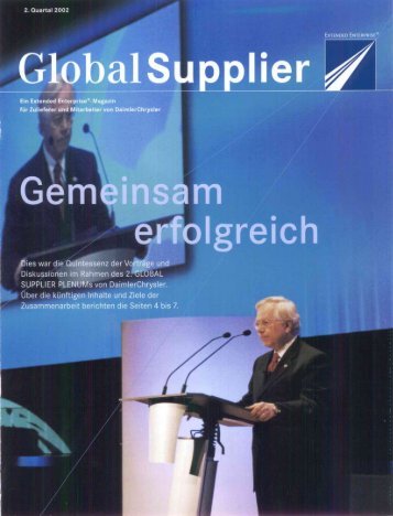Download Global Supplier Magazin [Ausgabe 02/2002] - Daimler