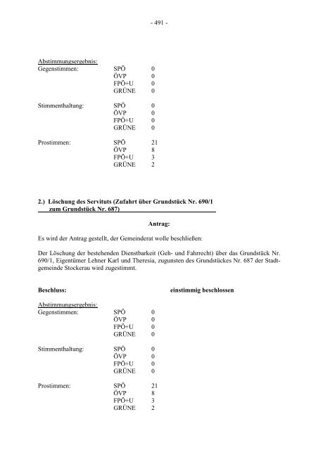 Protokoll zur Gemeinderatssitzung vom 2007.09.20 - .PDF - Stockerau