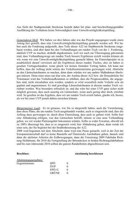 Protokoll zur Gemeinderatssitzung vom 2007.09.20 - .PDF - Stockerau