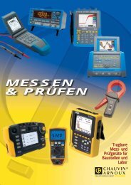 CHAUVIN ARNOUX - Katalog - 2011 / Part 1 - Rekirsch Elektronik