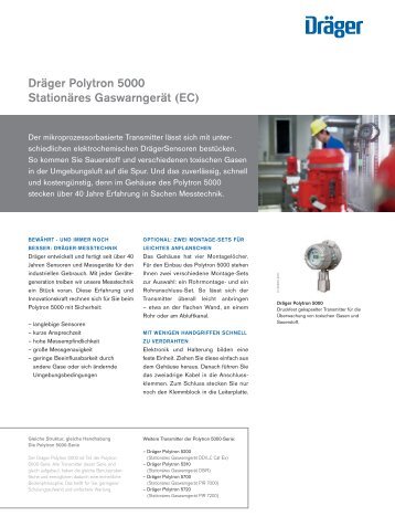 Dräger Polytron 5000 Stationäres Gaswarngerät (EC) - Process