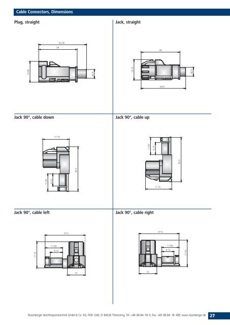 Print Katalog - Rosenberger Hochfrequenztechnik