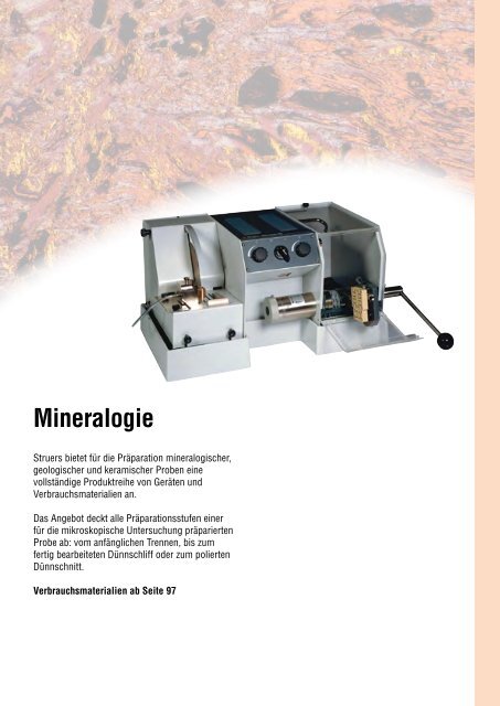 Materialografie Preisliste 2013 - Apsis