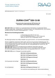 DURNI-COAT 520-12-50 - AHC Oberflächentechnik