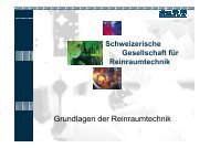 Grundlagen der Reinraumtechnik - Medical Cluster