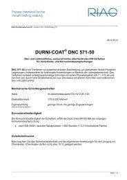 DURNI-COAT DNC 571-50 - AHC Oberflächentechnik