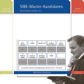 SIBE-Master-Kandidaten. - Saphir Deutschland GmbH