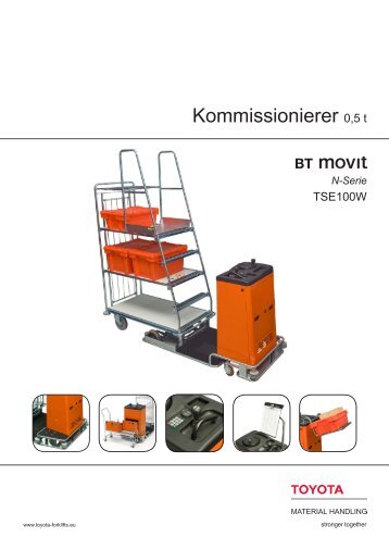 Kommissionierer 0,5 t - Toyota Material Handling Europe - Logon - BT