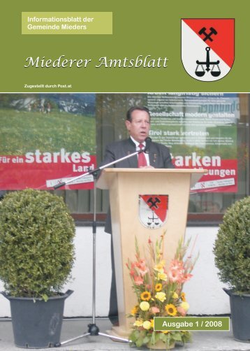 Miederer Amtsblatt - Mieders