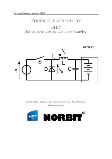Forprosjekt - E1117 - Batterilader