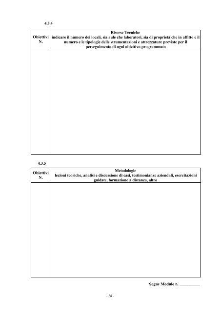 Modulo progetto formativo seconda parte [file.pdf] - Regione ...