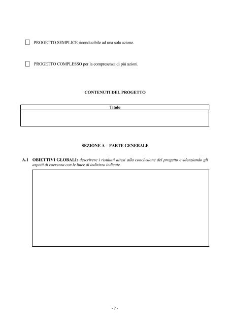 Modulo progetto formativo seconda parte [file.pdf] - Regione ...