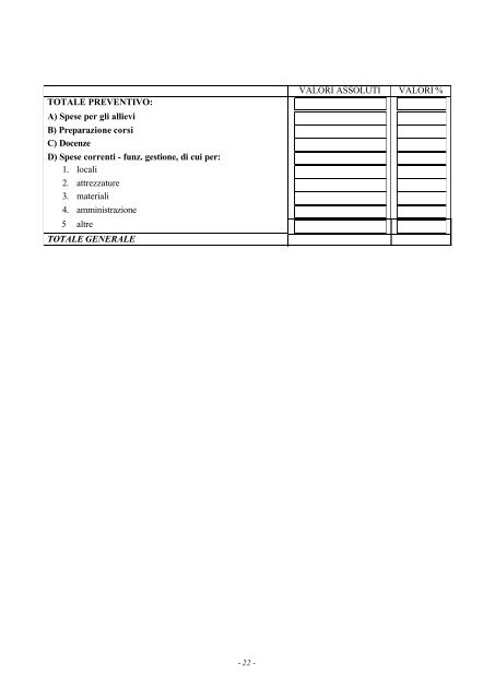 Modulo progetto formativo seconda parte [file.pdf] - Regione ...